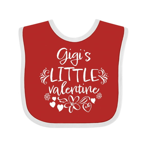 Inktastic Gigi's Little Valentine Boys or Girls Baby Bib