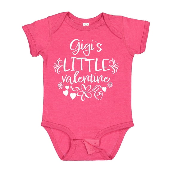 Inktastic Gigi's Little Valentine Boys or Girls Baby Bodysuit