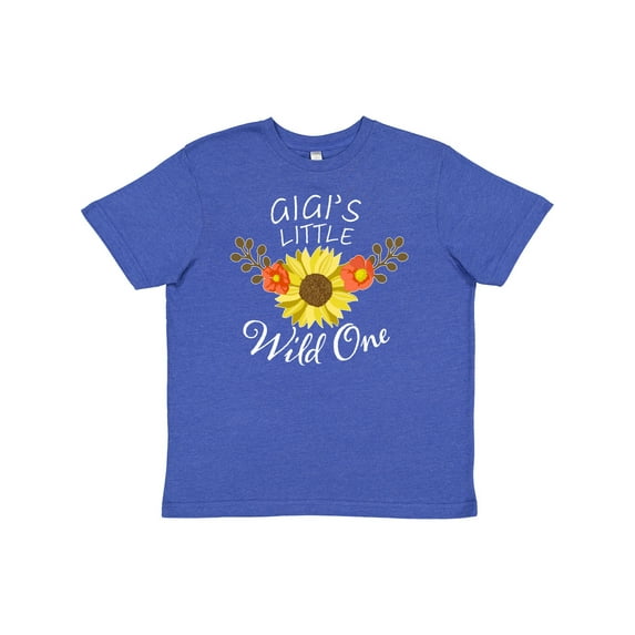 Inktastic Gigi's Little Wild 1 with Beautiful Sunflower Youth T-Shirt