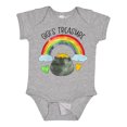 thumbnail image 1 of Inktastic Gigi's Treasure St. Patrick's Day Rainbow and Gold Boys or Girls Baby Bodysuit, 1 of 5