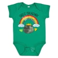 thumbnail image 1 of Inktastic Gigi's Treasure St. Patrick's Day Rainbow and Gold Boys or Girls Baby Bodysuit, 1 of 5