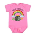 thumbnail image 1 of Inktastic Gigi's Treasure St. Patrick's Day Rainbow and Gold Boys or Girls Baby Bodysuit, 1 of 5