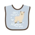 thumbnail image 1 of Inktastic Gigi's You Say Alpaca My Bags Boys or Girls Baby Bib, 1 of 4