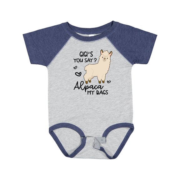 Inktastic Gigi's You Say Alpaca My Bags Boys or Girls Baby Bodysuit