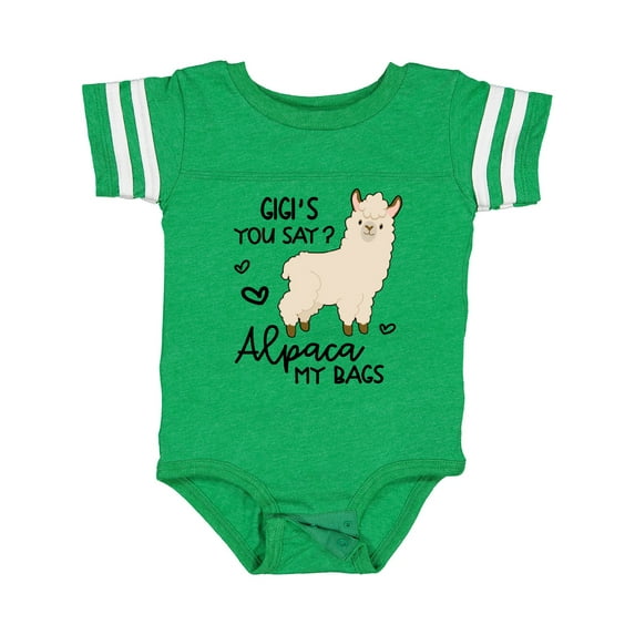 Inktastic Gigi's You Say Alpaca My Bags Boys or Girls Baby Bodysuit