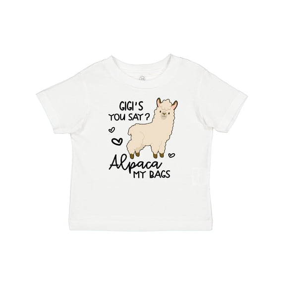 Inktastic Gigi's You Say Alpaca My Bags Boys or Girls Baby T-Shirt