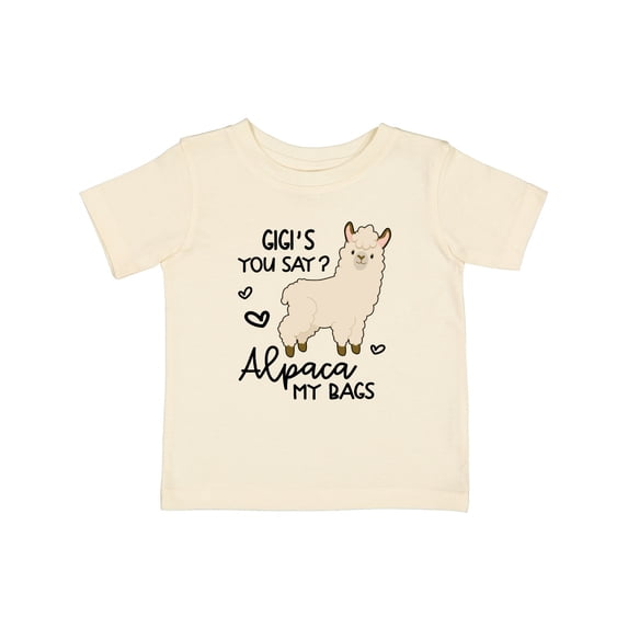 Inktastic Gigi's You Say Alpaca My Bags Boys or Girls Baby T-Shirt