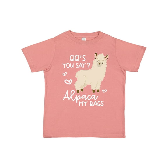 Inktastic Gigi's You Say Alpaca My Bags Boys or Girls Toddler T-Shirt