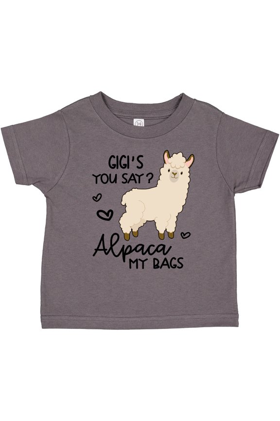 Gigi's You Say Alpaca My Bags Boys or Girls Toddler T-Shirt