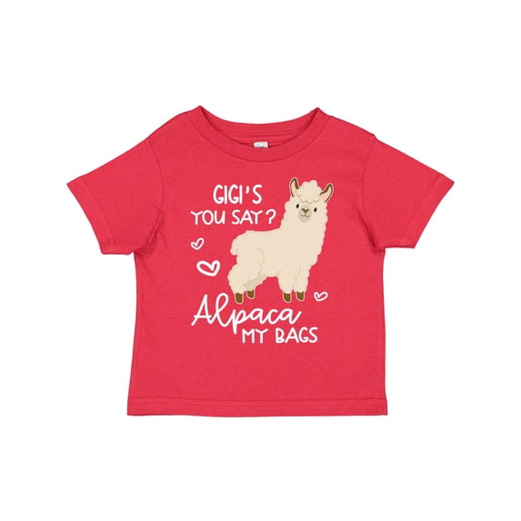 Inktastic Gigi's You Say Alpaca My Bags Boys or Girls Toddler T-Shirt