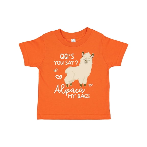 Inktastic Gigi's You Say Alpaca My Bags Boys or Girls Toddler T-Shirt