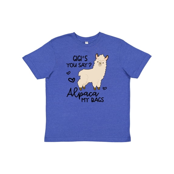 Inktastic Gigi's You Say Alpaca My Bags Youth T-Shirt