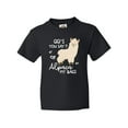 thumbnail image 1 of Inktastic Gigi's You Say Alpaca My Bags Youth T-Shirt, 1 of 5