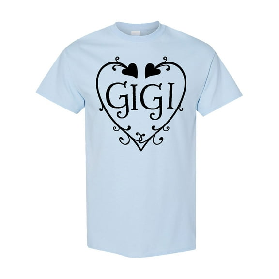 Inktastic Gigi with Hearts and Swirls T-Shirt