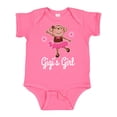 thumbnail image 1 of Inktastic Gigis Girl Ballerina Monkey Girls Baby Bodysuit, 1 of 5