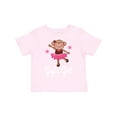 thumbnail image 1 of Inktastic Gigis Girl Ballerina Monkey Girls Toddler T-Shirt, 1 of 5