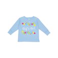 thumbnail image 1 of Inktastic Gigis Girl Bright Flowers Girls Long Sleeve Toddler T-Shirt, 1 of 5