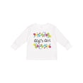 thumbnail image 1 of Inktastic Gigis Girl- Bright Flowers Girls Long Sleeve Toddler T-Shirt, 1 of 5
