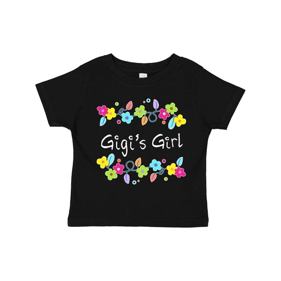 Inktastic Gigis Girl Bright Flowers Girls Toddler T-Shirt