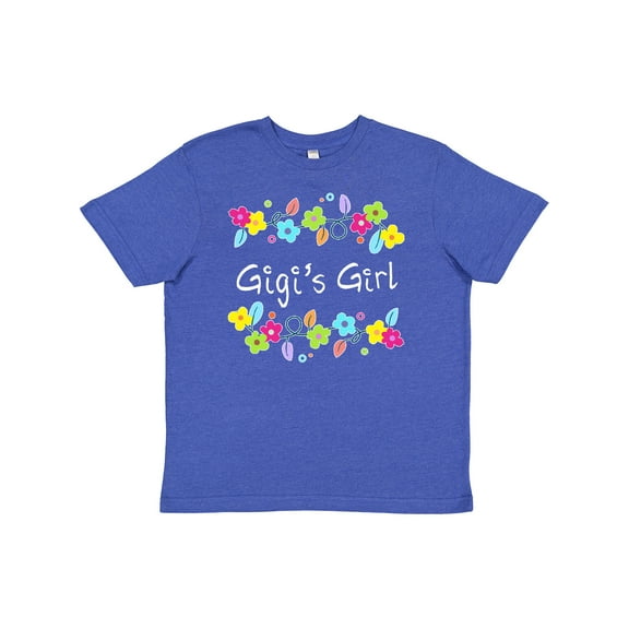 Inktastic Gigis Girl- Bright Flowers Youth T-Shirt