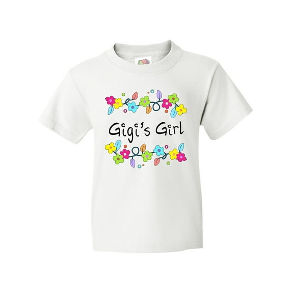 Inktastic Gigis Girl- Bright Flowers Youth T-Shirt