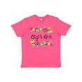 thumbnail image 1 of Inktastic Gigis Girl- Bright Flowers Youth T-Shirt, 1 of 5
