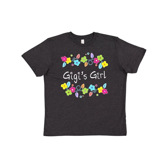 Inktastic Gigis Girl- Bright Flowers Youth T-Shirt
