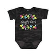 thumbnail image 1 of Inktastic Gigis Girl- bright flowers Girls Baby Bodysuit, 1 of 5
