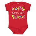 thumbnail image 1 of Inktastic Gigis Girl- bright flowers Girls Baby Bodysuit, 1 of 5