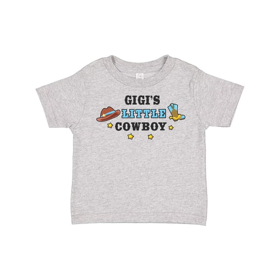 Inktastic Gigis Little Cowboy with Cowboy Hat and Boots Boys Toddler T-Shirt