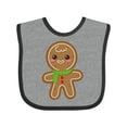 thumbnail image 1 of Inktastic Gingerbread Christmas Boys or Girls Baby Bib, 1 of 4