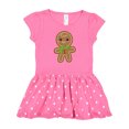 thumbnail image 1 of Inktastic Gingerbread Christmas Gift Baby Girl Dress, 1 of 4
