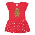 thumbnail image 1 of Inktastic Gingerbread Christmas Gift Baby Girl Dress, 1 of 4