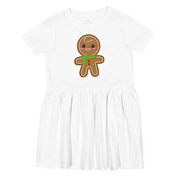 Inktastic Gingerbread Christmas Girls Toddler Dress