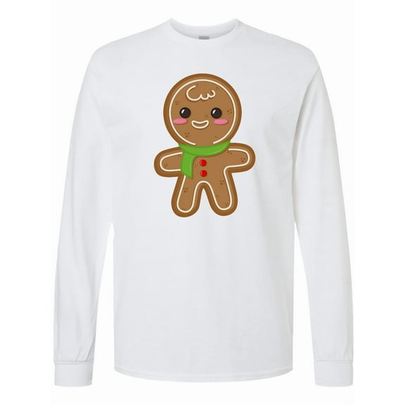Inktastic Gingerbread Christmas Long Sleeve T-Shirt