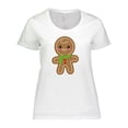 thumbnail image 1 of Inktastic Gingerbread Christmas Women's Plus Size T-Shirt, 1 of 5
