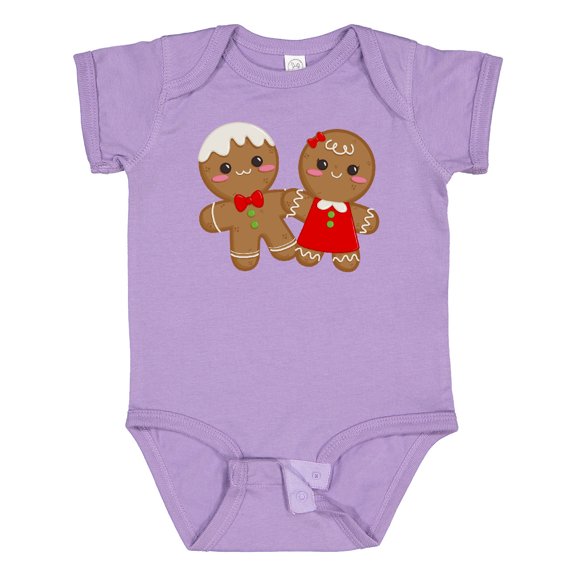 Inktastic Gingerbread Couple Boys or Girls Baby Bodysuit