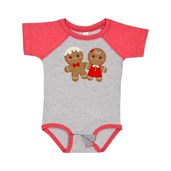 Inktastic Gingerbread Couple Boys or Girls Baby Bodysuit