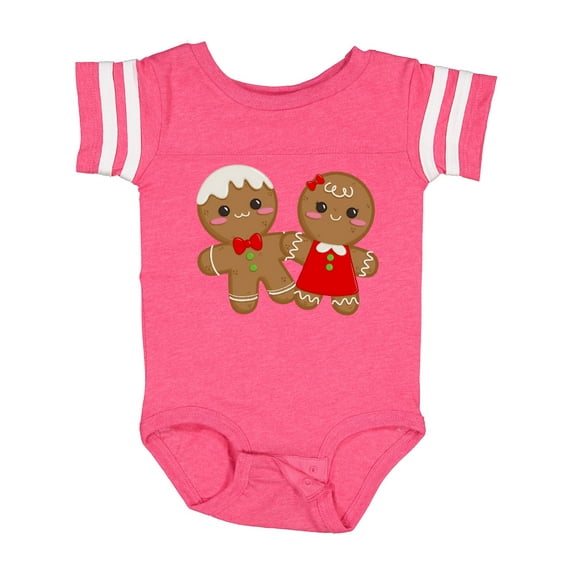 Inktastic Gingerbread Couple Boys or Girls Baby Bodysuit