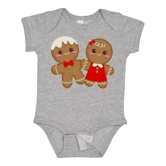 Inktastic Gingerbread Couple Boys or Girls Baby Bodysuit