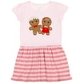 thumbnail image 1 of Inktastic Gingerbread Couple Gift Toddler Girl Dress, 1 of 4