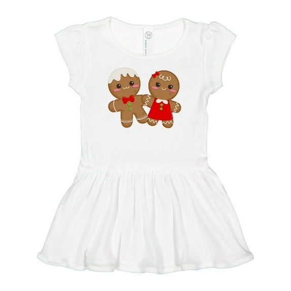 Inktastic Gingerbread Couple Girls Baby Dress