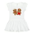 thumbnail image 1 of Inktastic Gingerbread Couple Girls Toddler Dress, 1 of 5