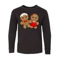 thumbnail image 1 of Inktastic Gingerbread Couple Long Sleeve Youth T-Shirt, 1 of 5