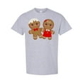 thumbnail image 1 of Inktastic Gingerbread Couple T-Shirt, 1 of 5