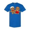 thumbnail image 1 of Inktastic Gingerbread Couple T-Shirt, 1 of 5