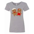 thumbnail image 1 of Inktastic Gingerbread Couple Women's T-Shirt, 1 of 5