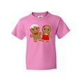 thumbnail image 1 of Inktastic Gingerbread Couple Youth T-Shirt, 1 of 5