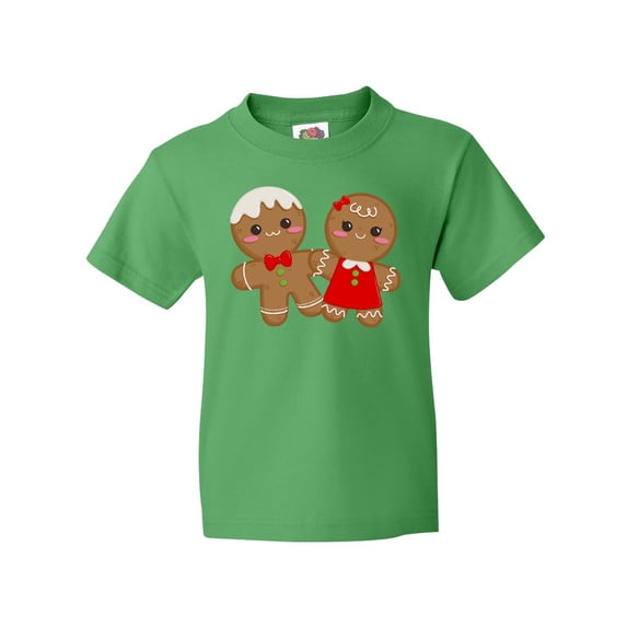 Inktastic Gingerbread Couple Youth T-Shirt