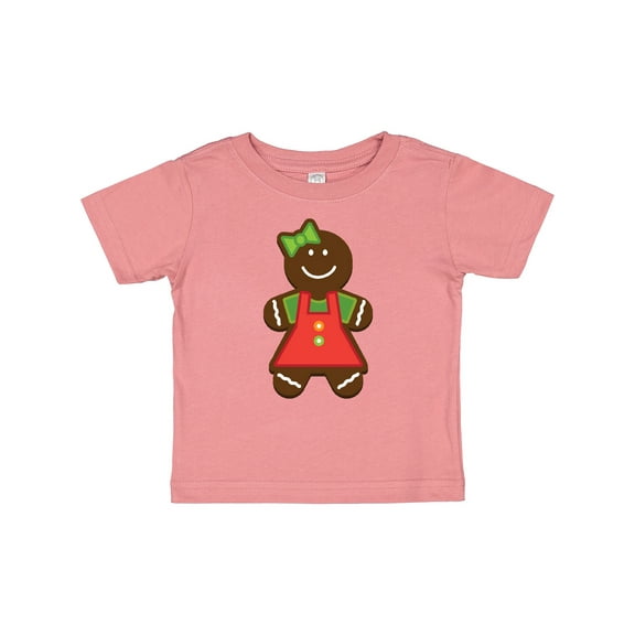 Inktastic Gingerbread Girl Christmas Boys or Girls Baby T-Shirt